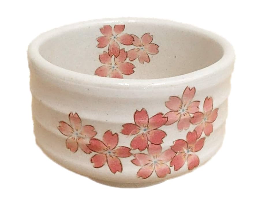 Amazon | 抹茶茶碗 うたげ桜 美濃焼 22d43521-579 | 【美濃焼